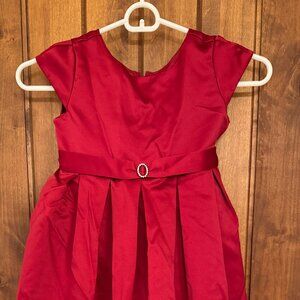 Classic Red Girl's Dress, Size 6